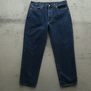 Levi's 550 Jeans Mens Size 38x32 Blue Relaxed Tapered 100% Cotton Denim